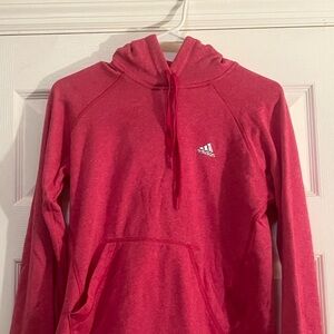 Adidas Pink Hoodie Sweatshirt